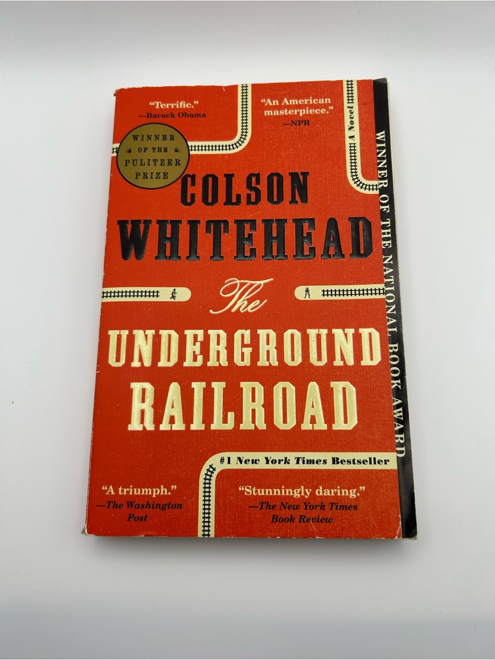 Colson Whitehead The Underground Railroad - Red Cover Paperback